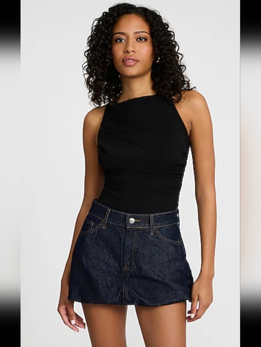 Express Jean Bubble Mini Skirt sz 8